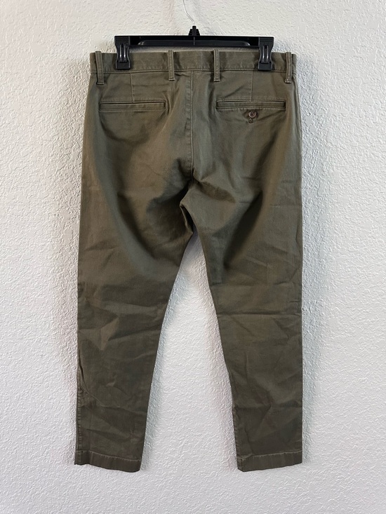 J.Crew Flex Slim Fit Chino Pants Olive Green Men’s 30x30 Stretch Casual - Picture 9 of 14